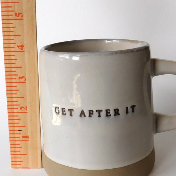 Magnolia Hearth & Hand Stoneware Coffee Mug - Go After It    Holds 12 oz - Picture 6 of 6